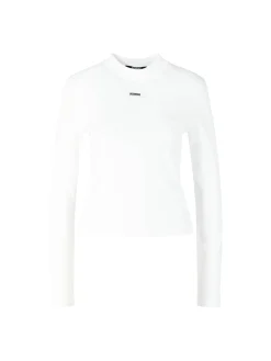 Langarmshirt 'Le Tshirt Gros Grain' Weiß