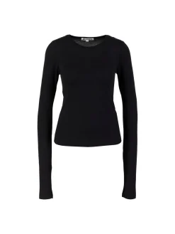 Langarmshirt Schwarz