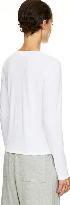 Langarmshirt 'Simone Tee' Weiß