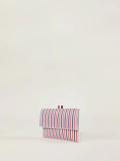 Leder-Clutch 'Mini Flap Folio' Multi