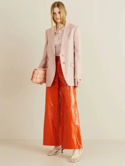 Lederhose 'Ariane' Rot