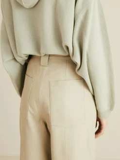 Lederhose 'Cleo' Beige