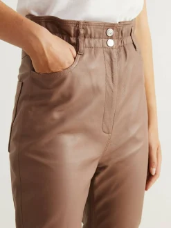 Lederhose 'Gracele' Braun