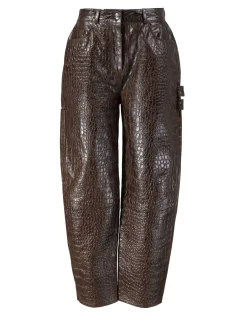 Lederhose 'Scarlett' Braun