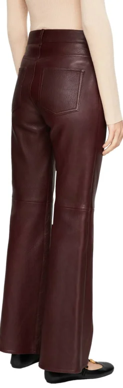 Lederhose Violett