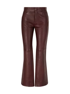 Lederhose Violett