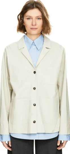 Lederjacke aus Lammleder Cremé