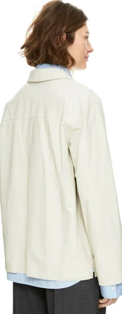 Lederjacke aus Lammleder Cremé