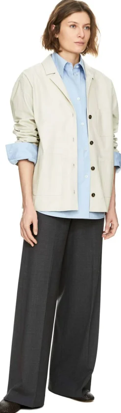 Lederjacke aus Lammleder Cremé