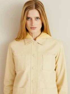 Lederjacke 'Cindy' Beige