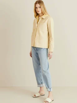 Lederjacke 'Cindy' Beige
