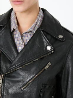 Lederjacke 'Nevada' Schwarz