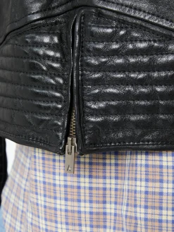 Lederjacke 'Nevada' Schwarz