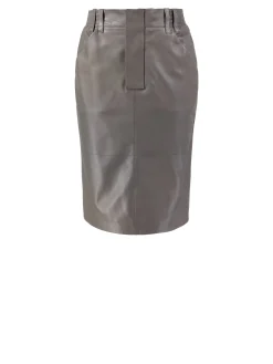 Lederrock Grau