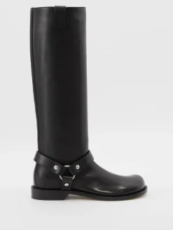Lederstiefel 'Campo' Schwarz