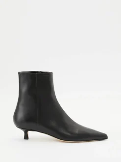 Lederstiefeletten 'Sofie' Schwarz