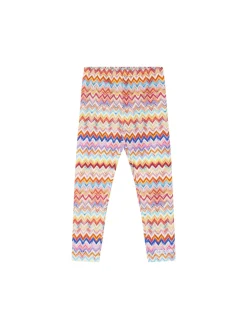 Leggings mit Chevron-Print Multi