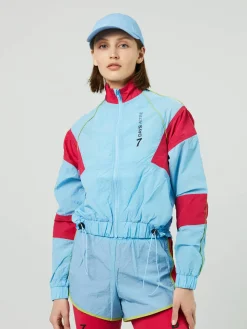 Leichte Jacke 'Asante' Pink/Hellblau