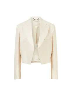 Leinenblazer 'Adley' Crème