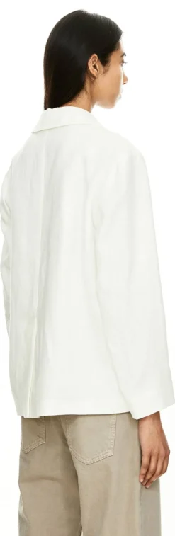 Leinenblazer 'Carlotta' Weiß