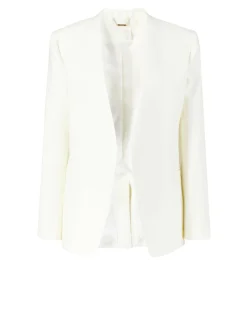 Leinen-Blazer Crème