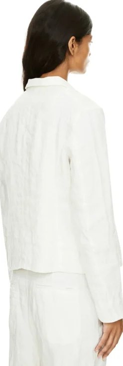 Leinenblazer Crème