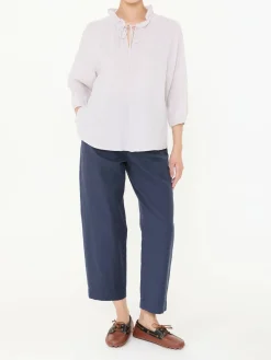 Leinenbluse Beige