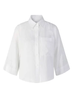 Leinenbluse 'Elly' Weiß