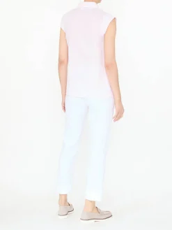 Leinenbluse Rosé