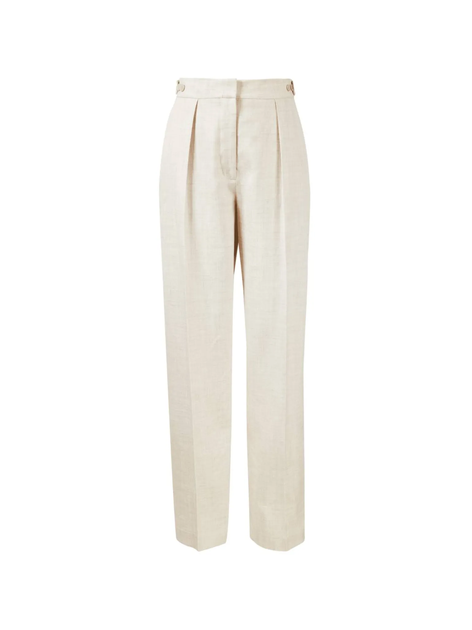 Leinengemisch Hose Crème