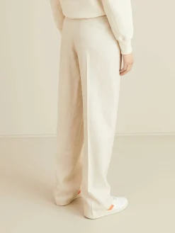 Leinengemisch Hose Crème