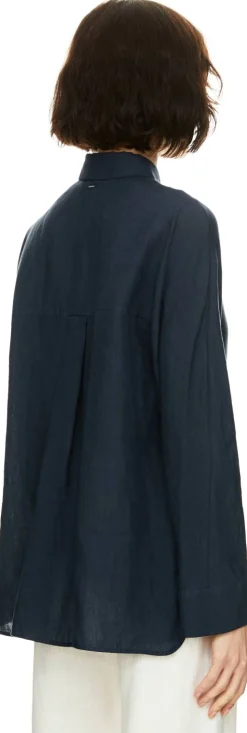 Leinenhemd 'Gala' Marineblau