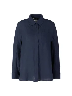Leinenhemd 'Gala' Marineblau