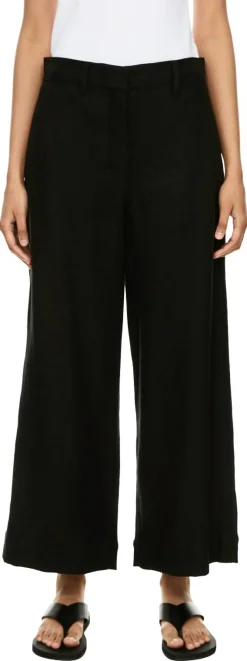 Leinenhose 'Abissi' Schwarz