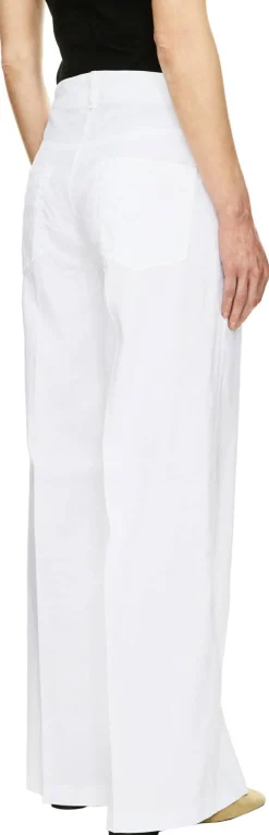 Leinenhose 'Adrienne' Weiß