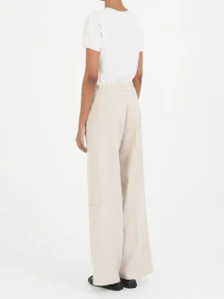 Leinenhose 'Alana' Beige