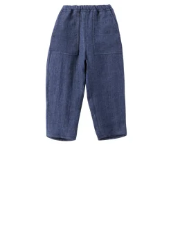 Leinenhose 'Axel' Blau