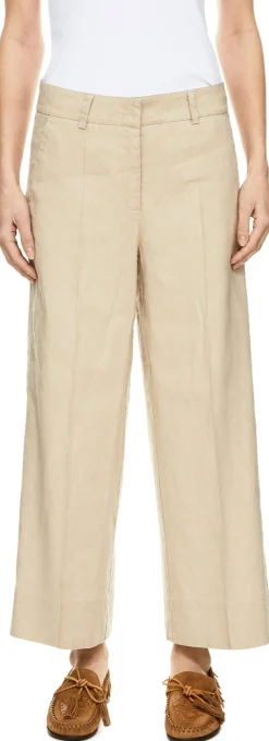 Leinenhose 'Cara' Beige