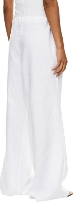 Leinenhose 'Christi' Weiß