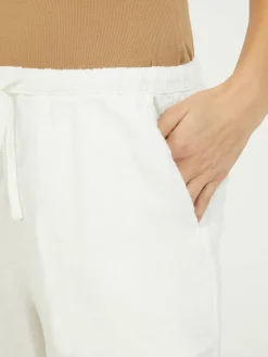 Leinenhose 'Emmie' Crème