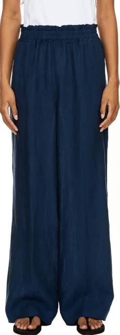 Leinenhose 'Fran' Marineblau