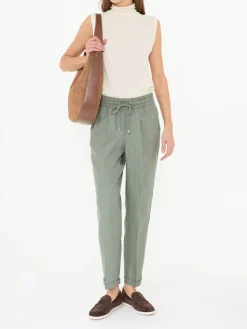 Leinenhose Grün
