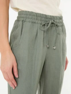Leinenhose Grün