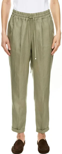 Leinenhose Grün