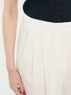 Leinenhose 'Lainie' Ecru