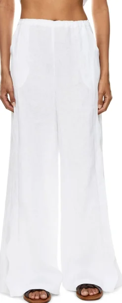 Leinenhose 'Nuri' Weiß