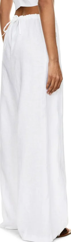 Leinenhose 'Nuri' Weiß