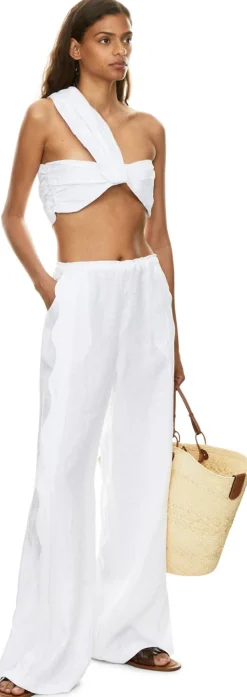 Leinenhose 'Nuri' Weiß