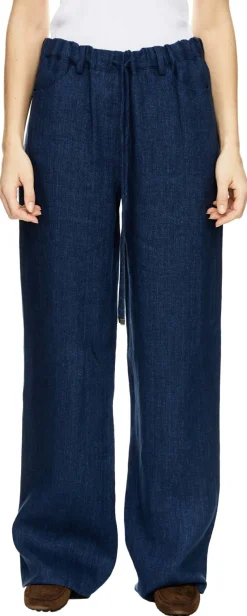 Leinenhose 'Sorrento' Dunkelblau