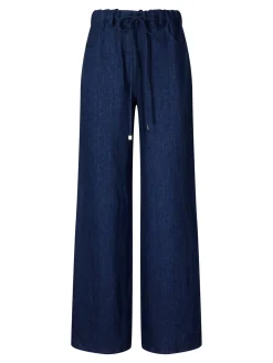 Leinenhose 'Sorrento' Dunkelblau